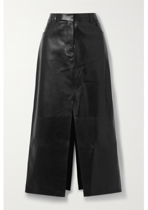 Givenchy - Leather Maxi Skirt - Black - FR34,FR40