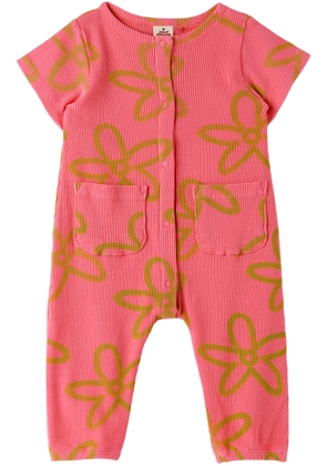 Jellymallow Baby Pink Flower Jumpsuit