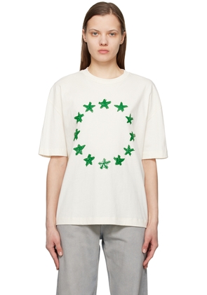 Études Off-White Spirit Painted Stars T-Shirt