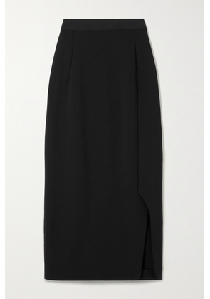 FFORME - Sabreen Wool-blend Gabardine Midi Skirt - Black - x small,small,medium,large