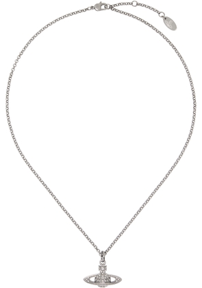 Vivienne Westwood Gunmetal Mini Bas Relief Pendant Necklace