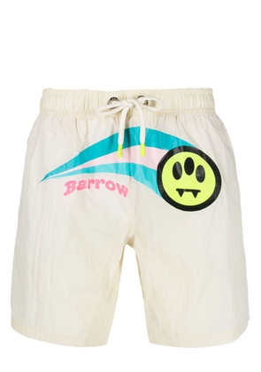 BARROW logo-print swim shorts - Neutrals