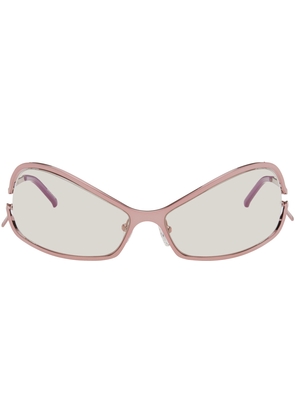 A BETTER FEELING SSENSE Exclusive Pink Numa Sunglasses