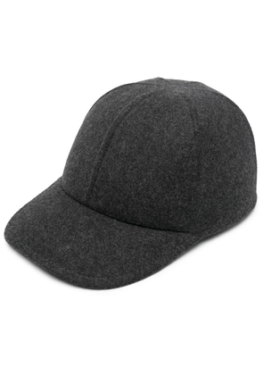 Prada triangle-logo felt baseball cap - Grey