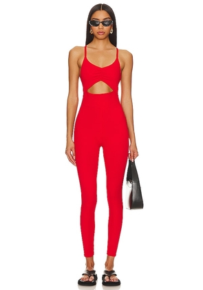 BEACH RIOT x REVOLVE Jewel Catsuit in Red. Size M.