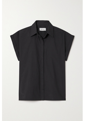 Matteau - + Net Sustain Organic Cotton-poplin Shirt - Black - 1,2,3,5,6,7,4