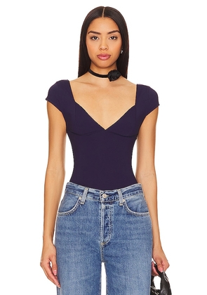 Free People Duo Corset Cami in Navy. Size M, XS.