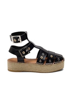 Free People Gable Glad Espadrille in Black. Size 11, 6, 7, 8, 9.