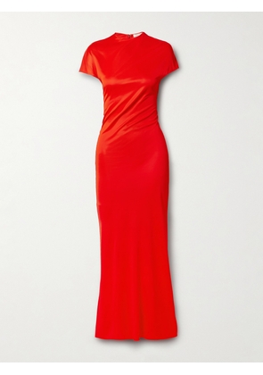 KHAITE - Yenza Jersey Maxi Dress - Red - x small,small,medium,large