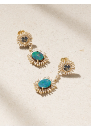 Suzanne Kalan - 18-karat Gold Multi-stone Earrings - One size