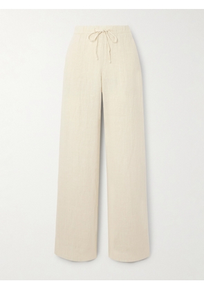 Fortela - Jaleh Linen Straight-leg Pants - Off-white - IT36,IT38,IT40,IT42,IT44,IT46