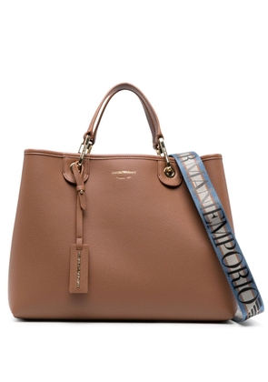 Emporio Armani medium MyEA Bag tote bag - Brown