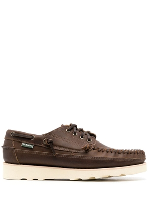 Sebago Seneca leather boat shoes - Brown