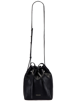 Mansur Gavriel Soft Mini Bucket Bag in Black.