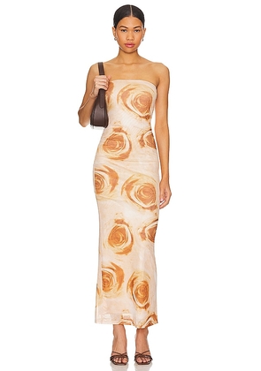 MORE TO COME Oksana Gown in Tan. Size M, S, XL, XS, XXS.