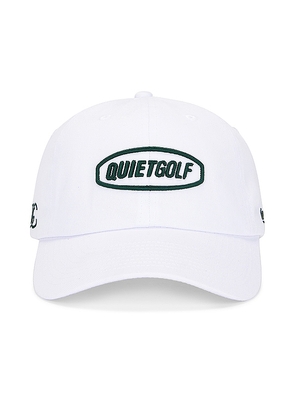 Quiet Golf Qg Tour Nylon Hat in White.