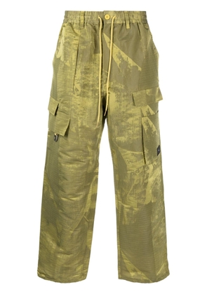 Y-3 jacquard ripstop cargo trousers - Green