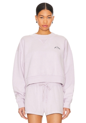 THE UPSIDE Akasha Dominique Sweatshirt in Lavender. Size XS, XXS.