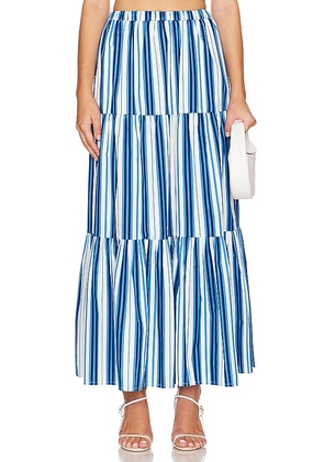 Solid & Striped The Addison Skirt in Blue. Size L, S, XL, XS.