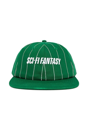 SCI-FI FANTASY Fast Stripe Hat in Green.