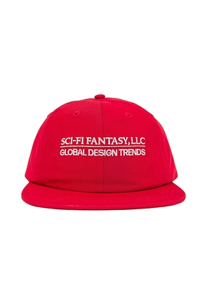 SCI-FI FANTASY Global Design Trends Hat in Red.