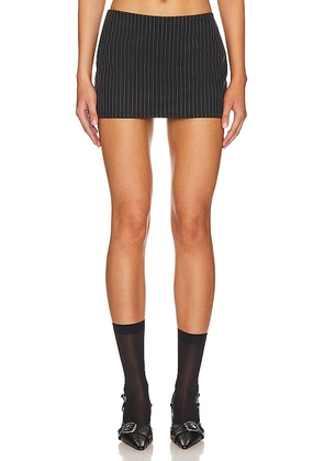 superdown Moa Mini Skirt in Black. Size M, S, XS, XXS.