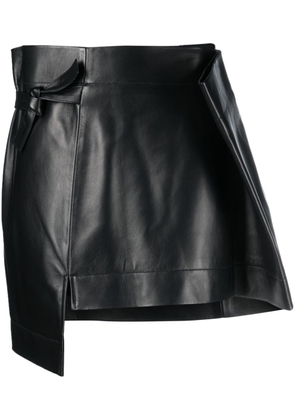 JW Anderson wrap mini skirt - Black
