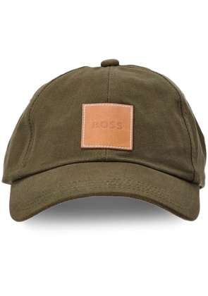BOSS Ari logo-patch baseball cap - Green