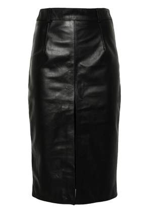Manokhi Alma leather pencil skirt - Black
