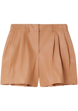 Stella McCartney Alter Mat faux-leather shorts - Neutrals