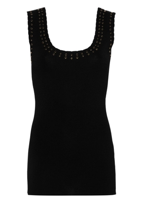 Blugirl crystal-embellished knit top - Black