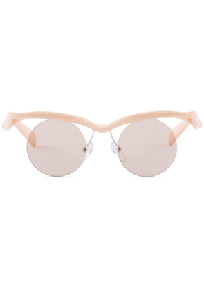 Prada Eyewear Runway geometric-frame sunglasses - Neutrals