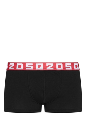 Dsquared2 logo-print strap cotton-blend boxers - Black