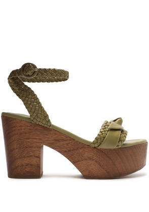 Alexandre Birman high-heel platform sandals - Green