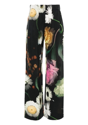 Stine Goya floral-print trousers - Black