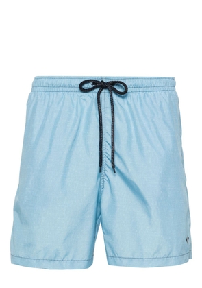 Drumohr logo-print swim shorts - Blue