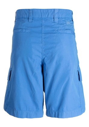PS Paul Smith logo-patch bermuda shorts - Blue