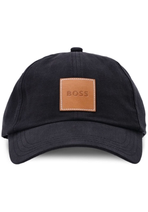 BOSS Ari logo-patch baseball cap - Black