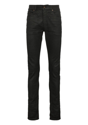 Saint Laurent coated skinny jeans - Black