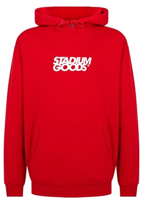 STADIUM GOODS® Lock Up 'Red/ White' drawstring hoodie
