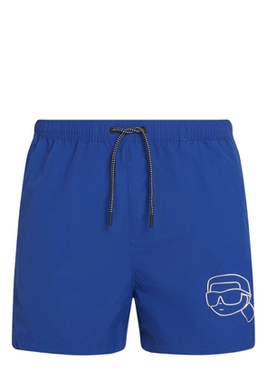 Karl Lagerfeld Ikonik swim shorts - Blue