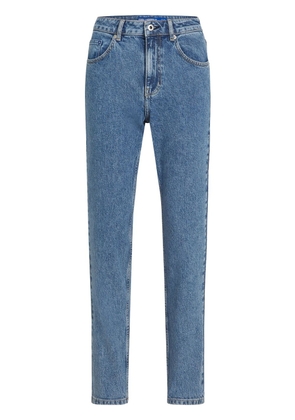 Karl Lagerfeld Jeans high-rise tapered-leg jeans - Blue