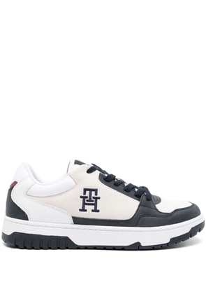 Tommy Hilfiger Basket Street suede chunky sneakers - White