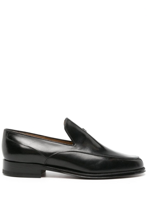 The Row Enzo leather loafers - Black