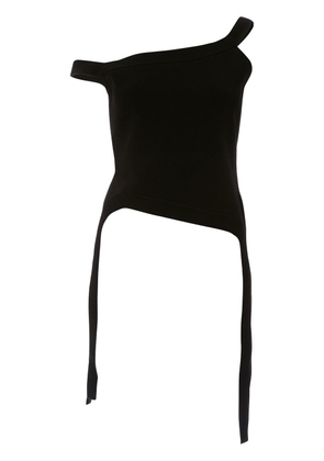 JW Anderson asymmetric vest top - Black