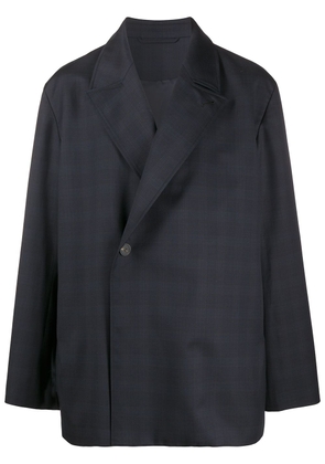 Balenciaga flap tailored blazer - Blue