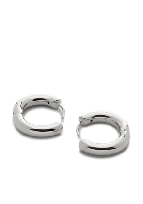 Monica Vinader Small Essential Click silver hoop earrings