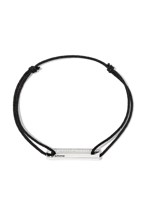 Le Gramme Le 1.7g cord bracelet - Silver