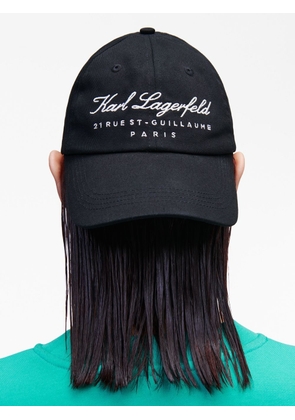Karl Lagerfeld Hotel Karl baseball cap - Black