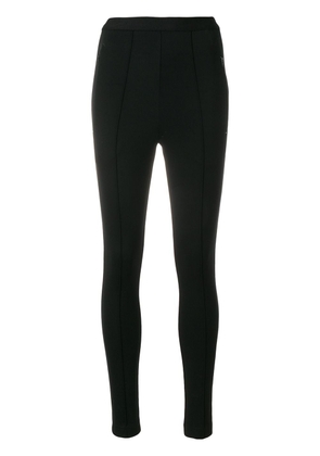 Balenciaga High waisted leggings with rear logo - Black